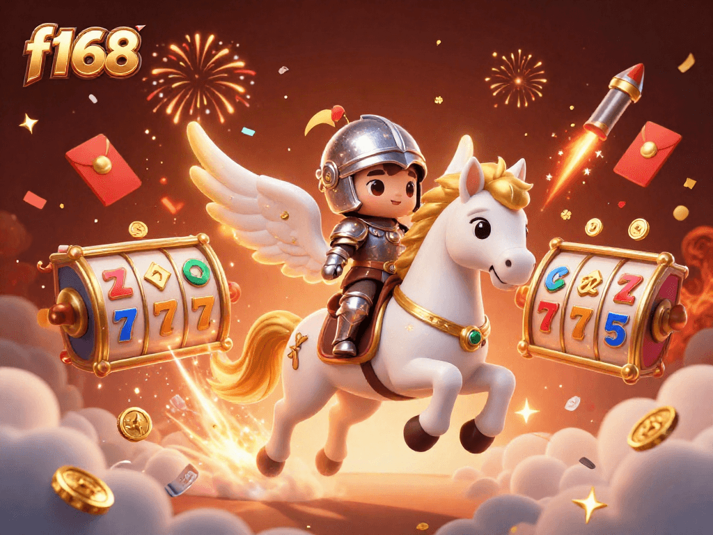 Experience thrilling gameplay at f168 with a celestial knight and dynamic slot elements.
