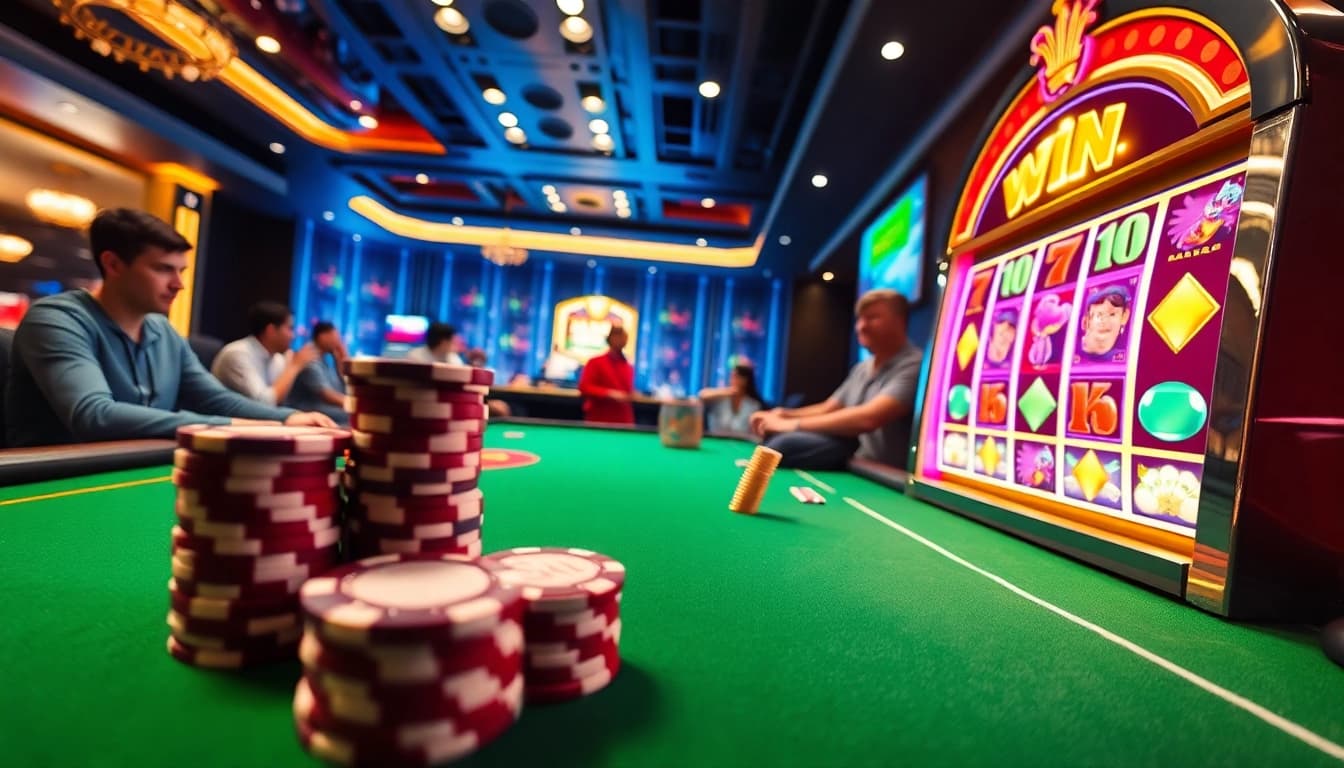 G28 players engaging in a high-stakes casino game, highlighting excitement and strategy.