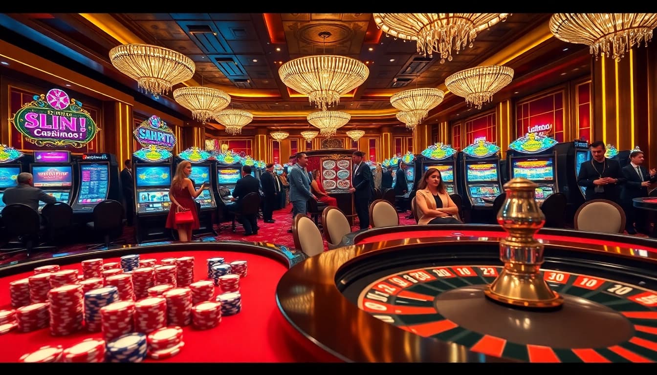 A high-stakes poker table at loto188.gb.net, featuring vibrant chips and a roulette wheel, capturing thrilling casino excitement.