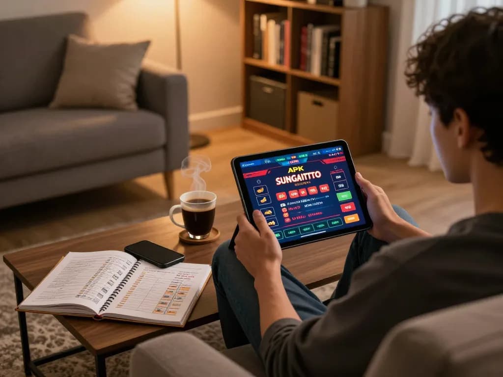 Engage with apk sungaitoto online casino while enjoying a cozy home environment.