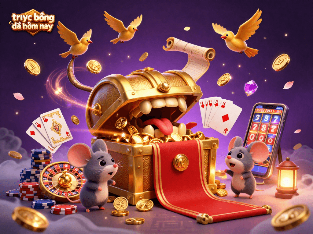 Experience trực tiếp bóng đá hôm nay with thrilling gameplay, vibrant visuals and ultimate excitement in this dynamic illustration.