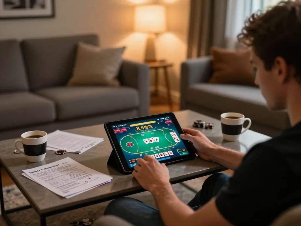 Engaging in casino games on gg88 com from the comfort of home with strategic notes around.