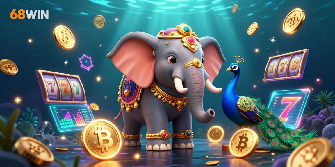 Experience thrilling jackpots with 68WIN's vibrant casino adventure featuring modern game elements.