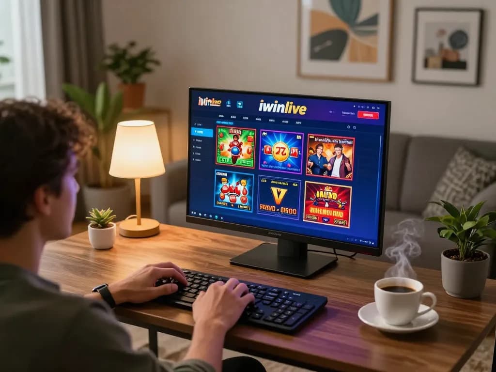 Engaging gameplay on iwinlive platform in a cozy online casino environment.