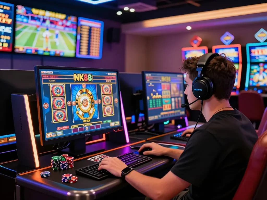 Exciting NK88 online casino game scene with vibrant graphics and player engagement.
