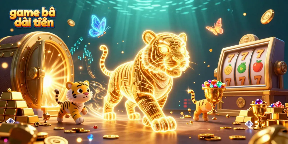 Engage in dynamic gaming action with game bài đổi thưởng in a vibrant digital casino setting