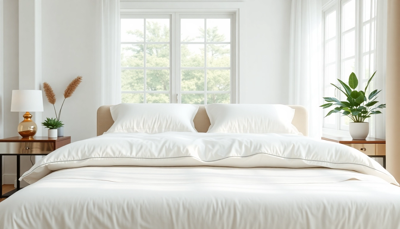 A visual comparison of cal king vs king mattress options on a well-styled bed highlighting comfort and style.