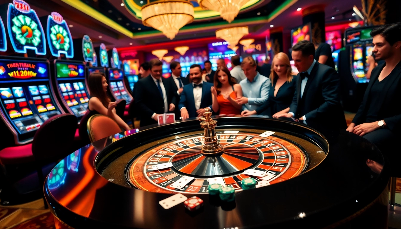 Experience the excitement of casino gaming with a lively scene featuring the essence of https://789p7.io/ and its thrilling table games.