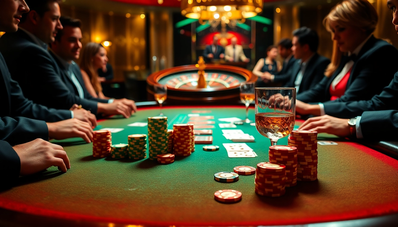 Engage in thrilling gameplay with 888vi codes at an elegant poker table surrounded by excitement.