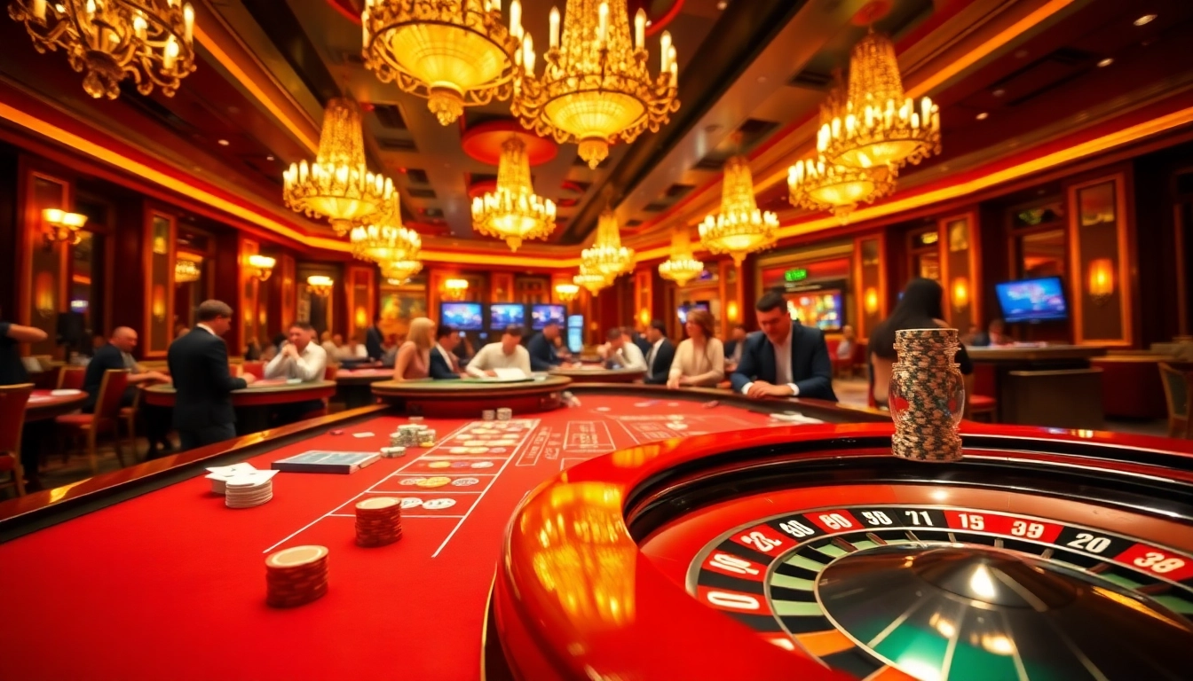 Experience the excitement of TR88 at a luxurious casino with dynamic roulette action.