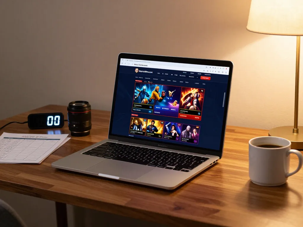 Experience online gaming at https://lu88live.com/ with a cozy setup showing a laptop and strategy notes.