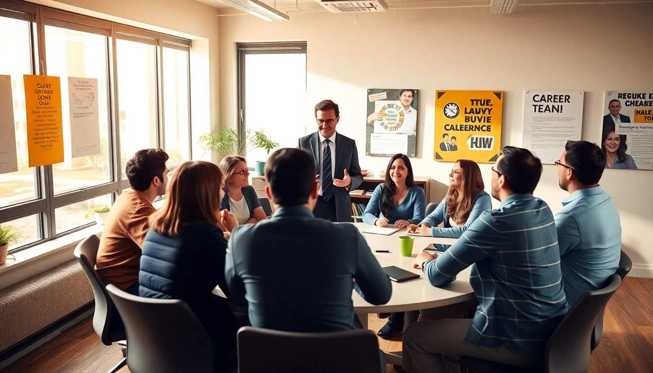 Guide individuals towards their ideal career in a vibrant, supportive office environment.