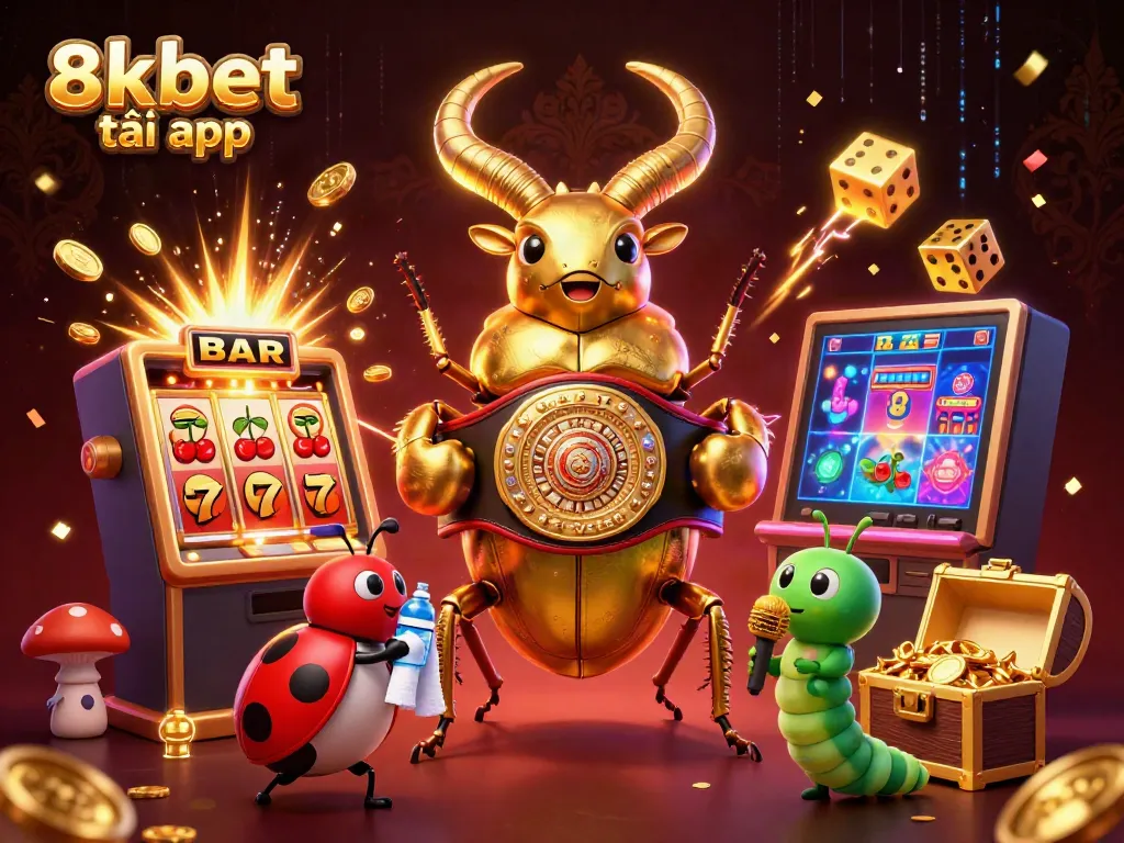 Experience the excitement of 8xbet tải app with dynamic characters and casino elements bursting with energy.