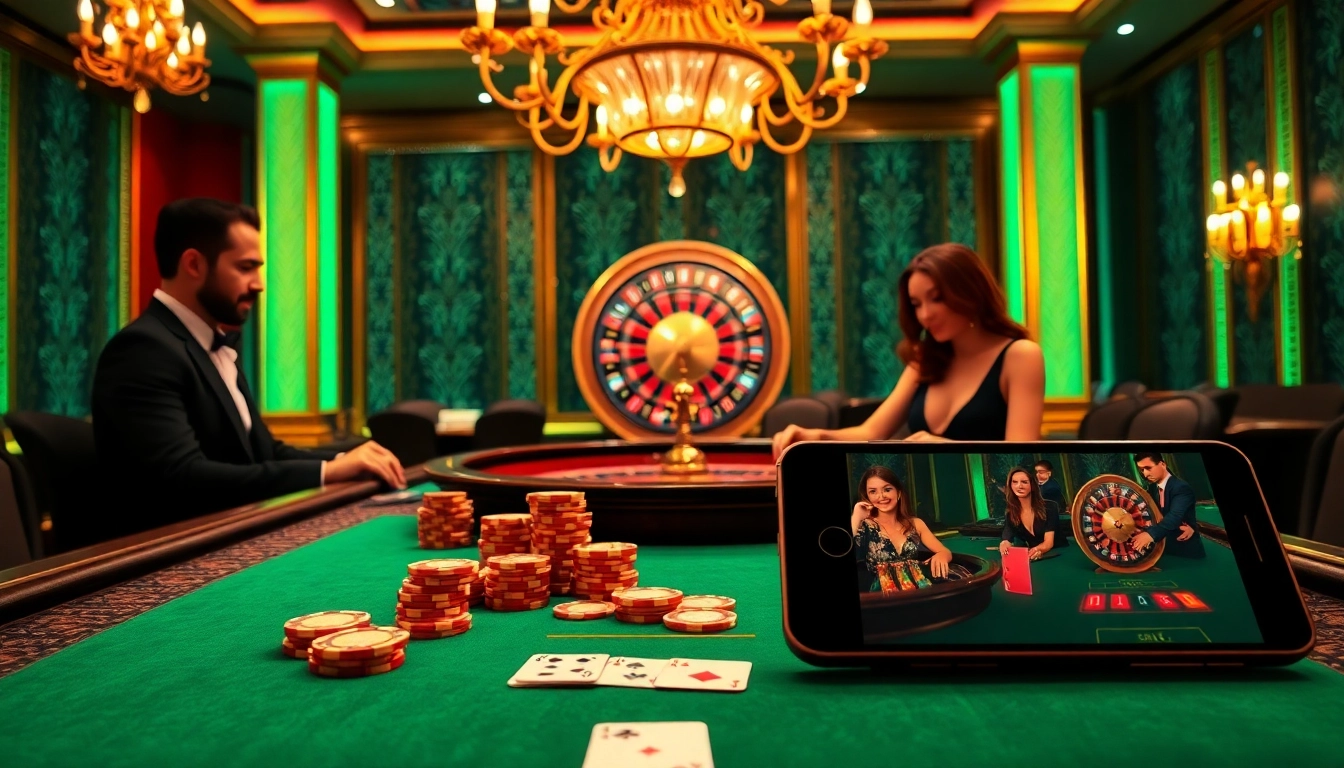 Experience the thrilling blackjack action at Fun88 com, showcasing vibrant casino visuals and engaging players.