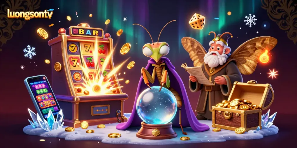 Join luongsontv for a lively football streaming experience with vibrant casino elements featured.