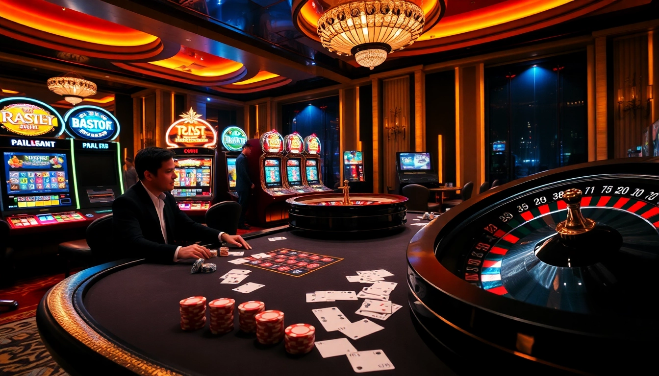 Experience high-stakes thrills at km1888b with vibrant casino tables and exciting games.