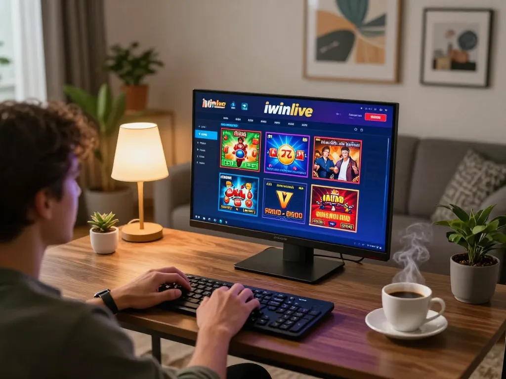 Engaging gameplay on iwinlive platform in a cozy online casino environment.