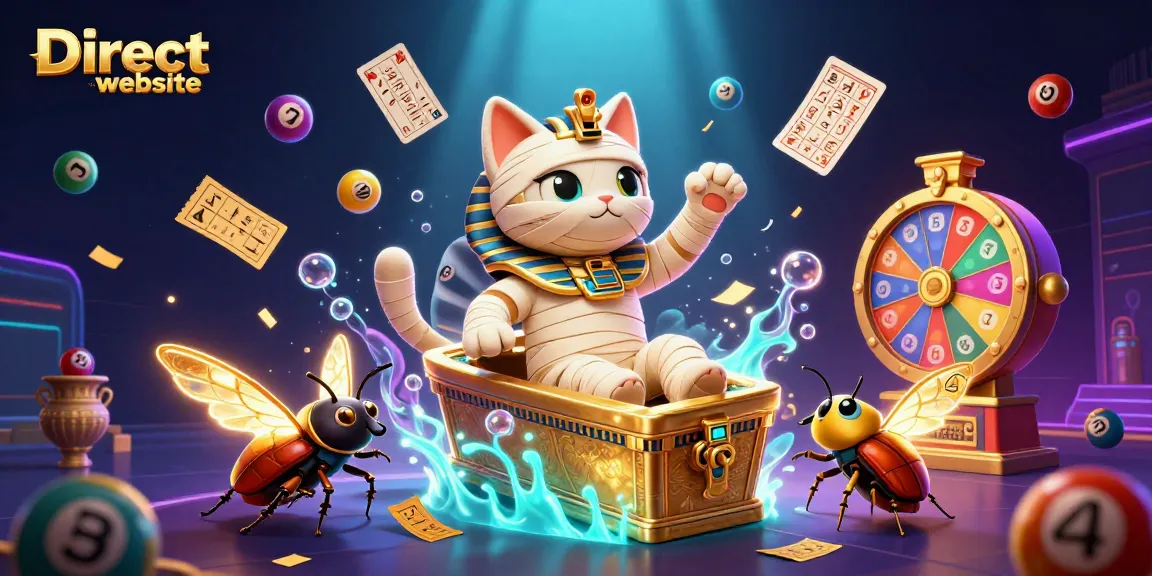 Engage with the vibrant action at a Direct website casino with a 3D mummy cat and dynamic game elements.