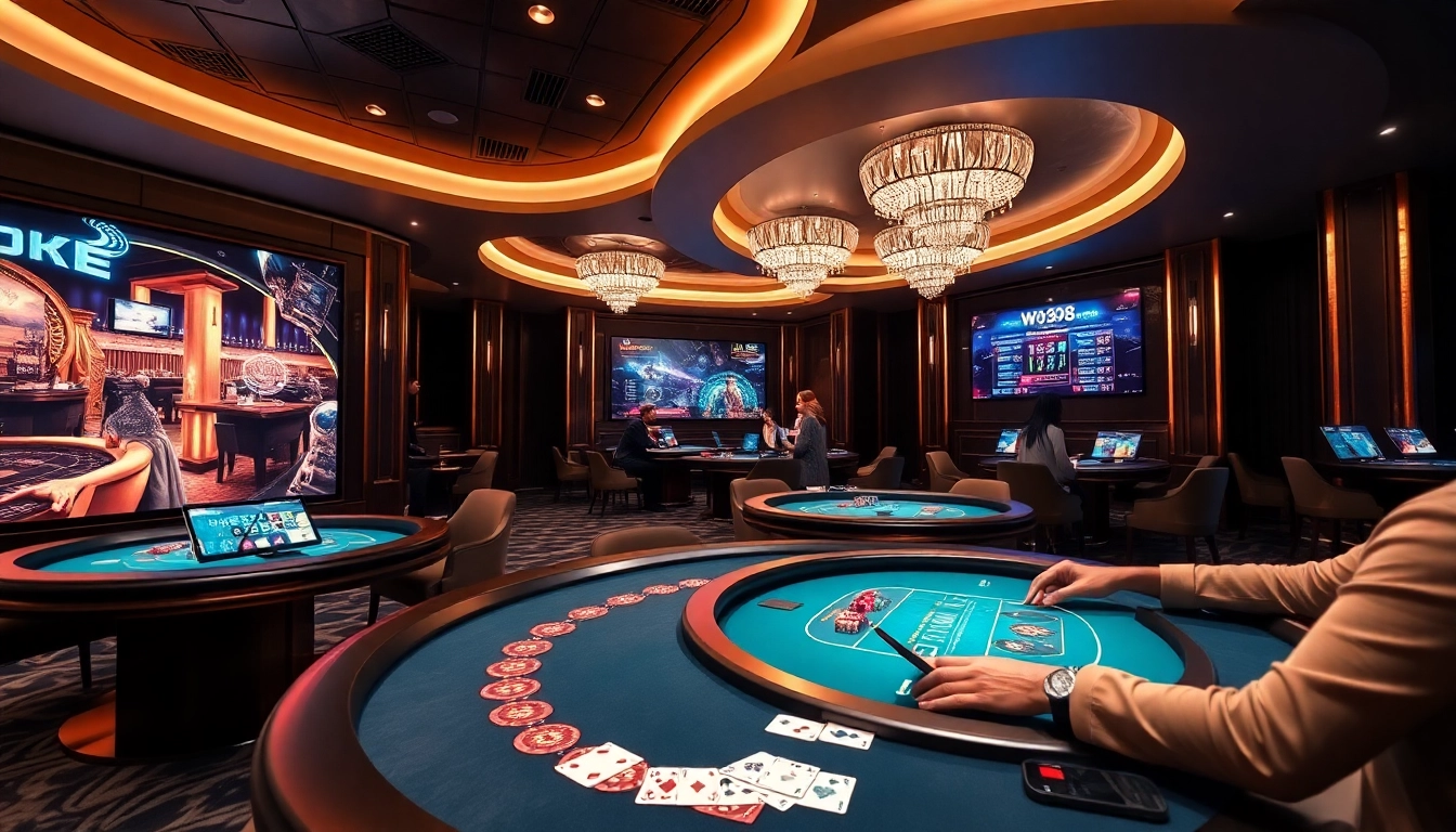 Engaging online casino scene showcasing W88.nyc's vibrant game atmosphere.