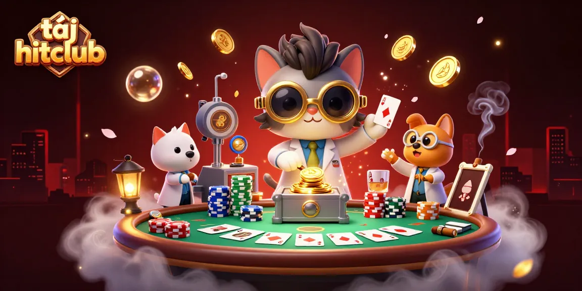 Engage in thrilling action with tải hitclub, where gold bubbles and poker elements enhance your gaming experience.